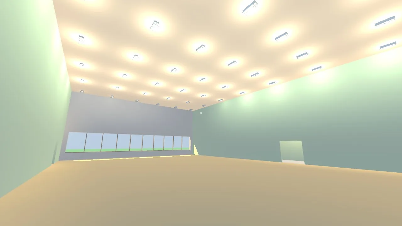 The gym under a lattice
