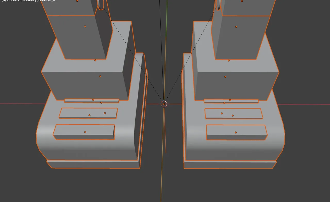 The shoes in Blender. I wrote: "But in Blender it looks nice"