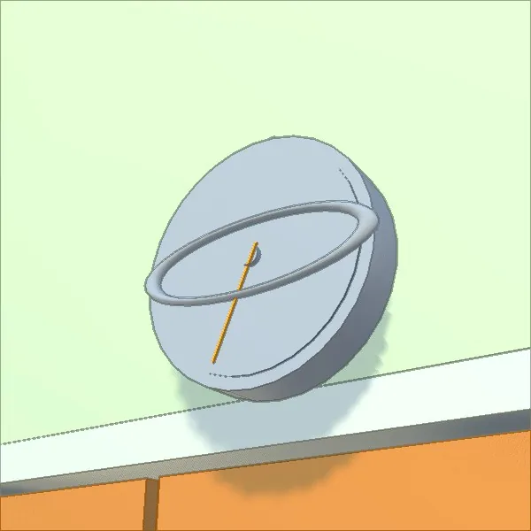 The clock before the fix: the rim across the face and one hand